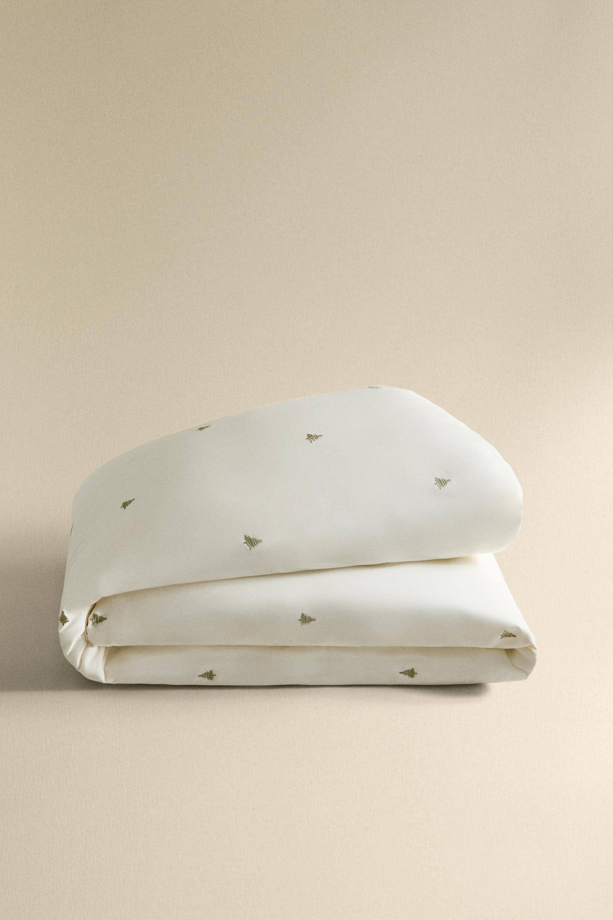 EMBROIDERED SATEEN CHRISTMAS DUVET COVER